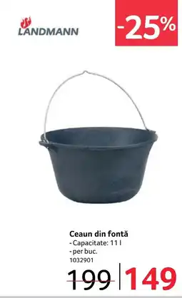Selgros LANDMANN Ceaun din fontǎ Ofertă