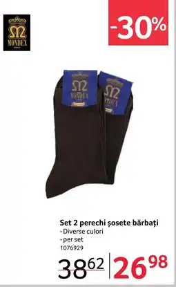 Selgros Set 2 perechi șosete bărbați Ofertă