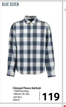 Selgros BLUE SEVEN Cămașă fleece bărbați Ofertă
