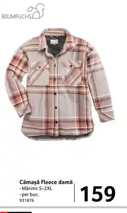 Selgros Cămașă fleece damă Ofertă