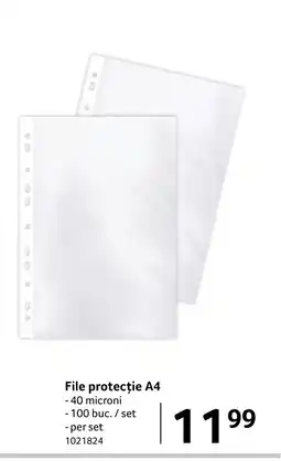 Selgros File protecție A4 Ofertă