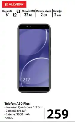 Selgros ALLVIEW Telefon A30 Plus Ofertă