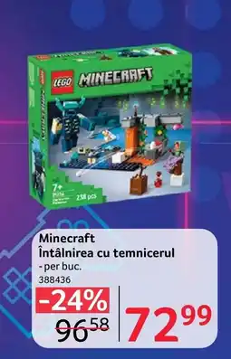 Selgros LEGO Minecraft Întâlnirea cu temnicerul Ofertă