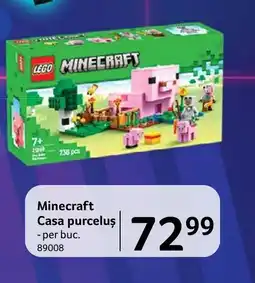 Selgros LEGO Minecraft Casa purcelus Ofertă
