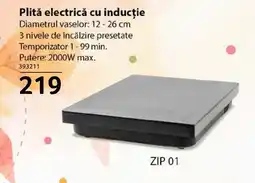 Selgros Plită electrică cu inducţie Ofertă