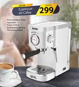 Selgros ZASS Espressor de Cafea Ofertă
