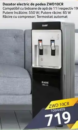 Selgros Dozator electric de podea ZWD10CR Ofertă