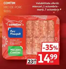 Auchan COMTIM Mici de porc Ofertă