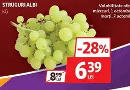 Auchan Struguri albi Ofertă