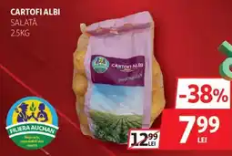 Auchan Cartofi Albi salată Ofertă