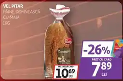 Auchan Vel Pitar pâine domnească cu maia Ofertă