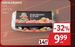 Auchan Avicola rojiste ouă Ofertă