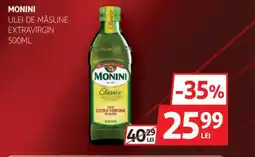 Auchan MONINI Ulei de măsline extravirgin Ofertă