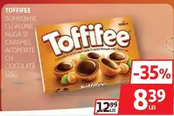 Auchan Toffifee Bomboane cu alune nuga şi caramel acoperite cu ciocolată Ofertă