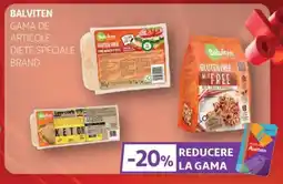 Auchan Balviten gama de articole diete speciale brand Ofertă