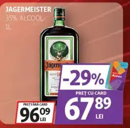 Auchan Jagermeister 35% alcool Ofertă