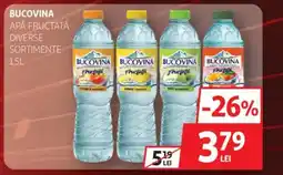 Auchan Bucovina apă fructată Ofertă