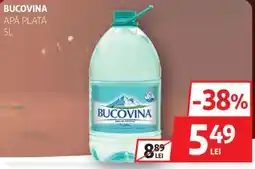 Auchan Bucovina apă plată Ofertă