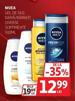 Auchan NIVEA Gel de duş damă/bărbaţi Ofertă