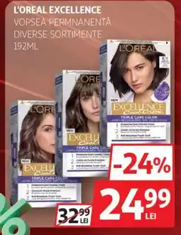 Auchan L'OREAL Excellence vopsea permnanentă Ofertă