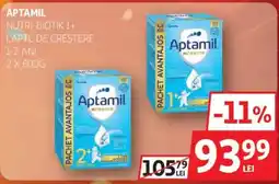 Auchan APTAMIL Nutri-biotik 1+ lapte de creștere 1-2 ani Ofertă