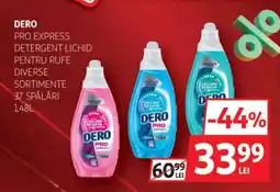 Auchan DERO Pro express detergent lichid pentru rufe Ofertă