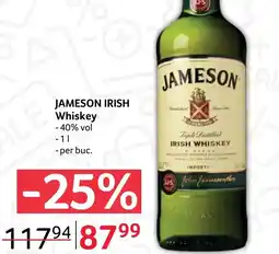Selgros JAMESON IRISH Whiskey Ofertă