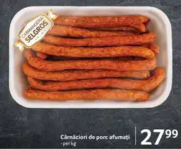 Selgros Cârnǎciori de porc afumați Ofertă