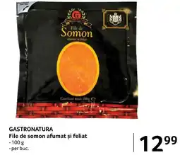 Selgros GASTRONATURA File de somon afumat și feliat Ofertă