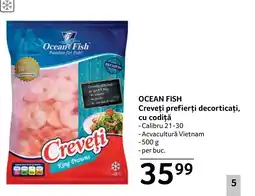 Selgros OCEAN FISH Creveţi prefierți decorticați, cu codiţă Ofertă