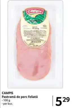 Selgros CAMPIS Pastramă de porc feliată Ofertă
