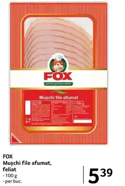 Selgros FOX Muschi file afumat, feliat Ofertă