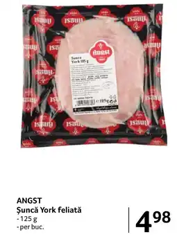 Selgros ANGST Şuncă York feliată Ofertă