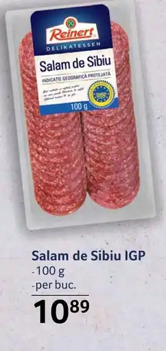 Selgros Reinert Salam de Sibiu IGP Ofertă