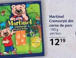 Selgros Martinel Crenvursti din carne de porc Ofertă