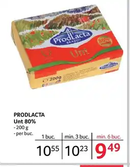 Selgros PRODLACTA Unt 80% Ofertă