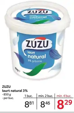 Selgros ZUZU laurt natural 3% Ofertă