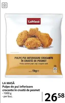 Selgros LA MASĂ Pulpe de pui inferioare crocante în crustă de pesmet Ofertă
