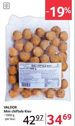 Selgros VALDOR Mini chiftele Kiev Ofertă