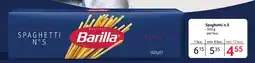 Selgros Barilla Spaghetti n.5 Ofertă