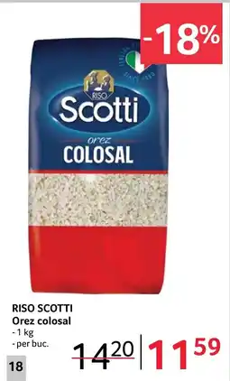 Selgros RISO SCOTTI Orez colosal Ofertă