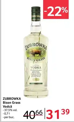 Selgros ZUBROWKA Bison Grass Vodcă Ofertă