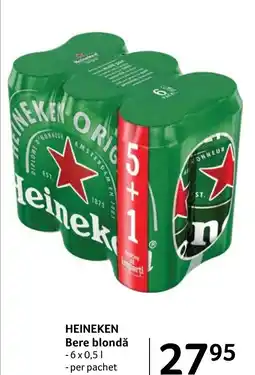 Selgros HEINEKEN Bere blondǎ Ofertă