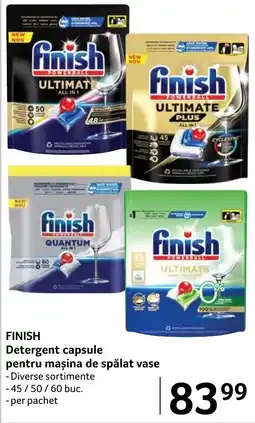 Selgros FINISH Detergent capsule pentru maşina de spălat vase Ofertă