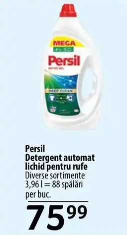 Selgros Persil Detergent automat lichid pentru rufe Ofertă