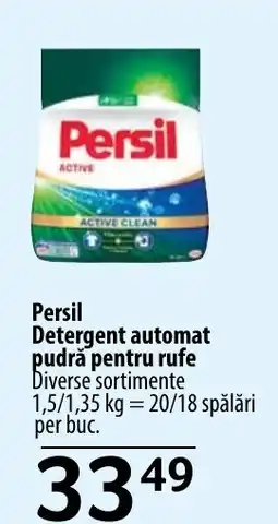 Selgros Persil Detergent automat pudră pentru rufe Ofertă