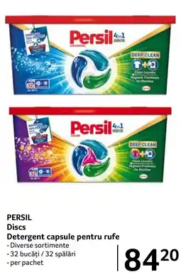 Selgros PERSIL Discs Detergent capsule pentru rufe Ofertă