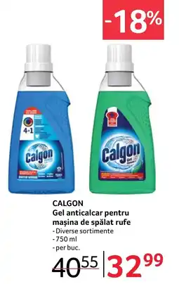 Selgros CALGON Gel anticalcar pentru maşina de spălat rufe Ofertă