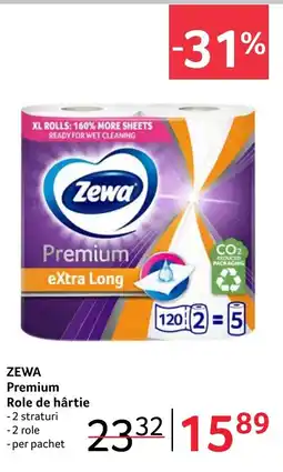 Selgros ZEWA Premium Role de hârtie Ofertă