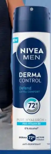 Selgros NIVEA Antiperspirant spray NIVEA Derma Control Defend Ofertă
